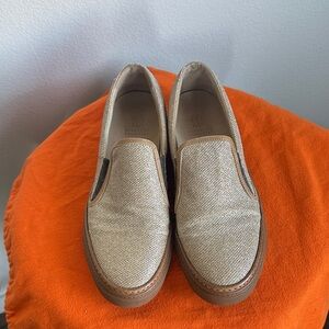 Brunello Cucinelli Tan Slip-On Loafers